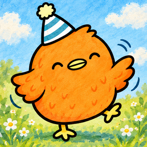Peepi celebrating